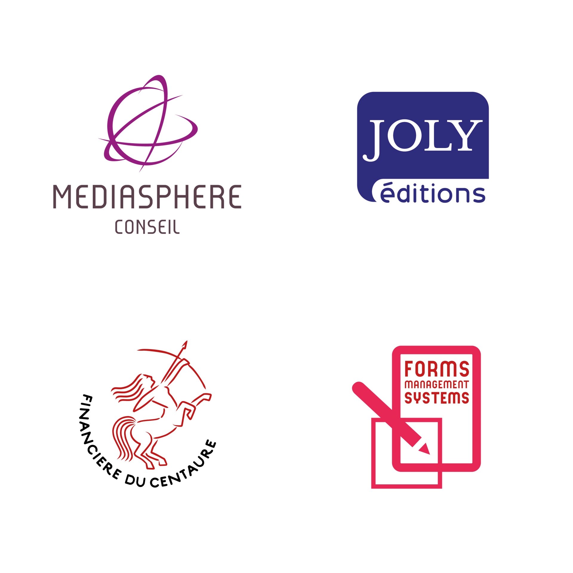 une pluie de logos