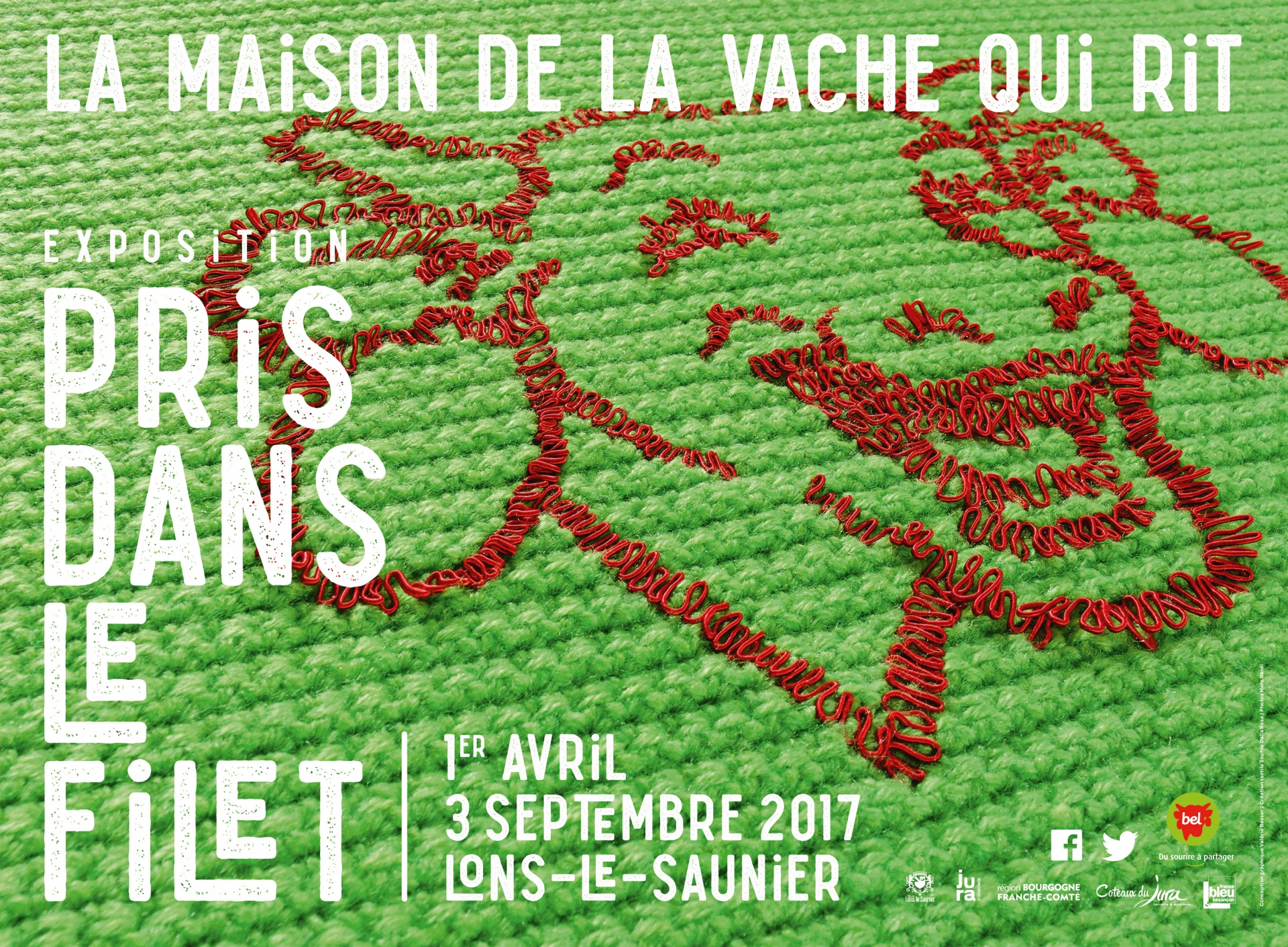 une expo de design textile à La Maison de la Vache qui rit