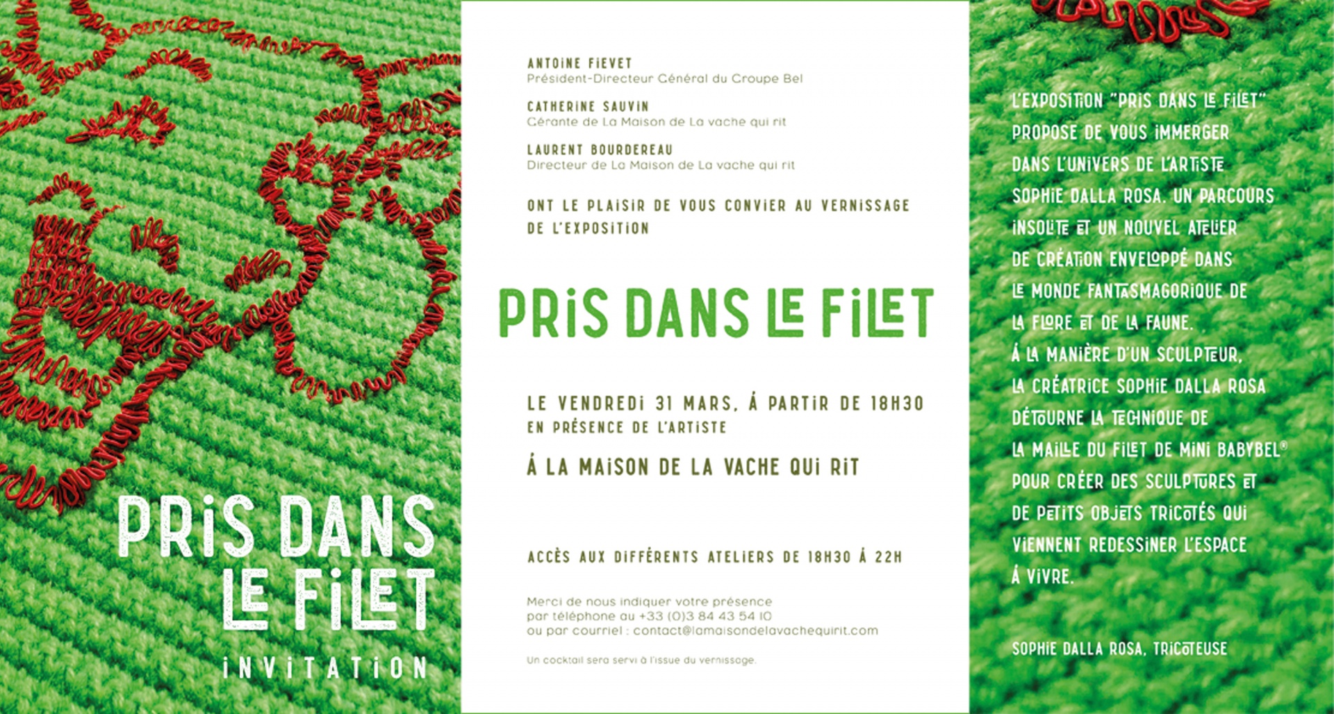 une expo de design textile à La Maison de la Vache qui rit