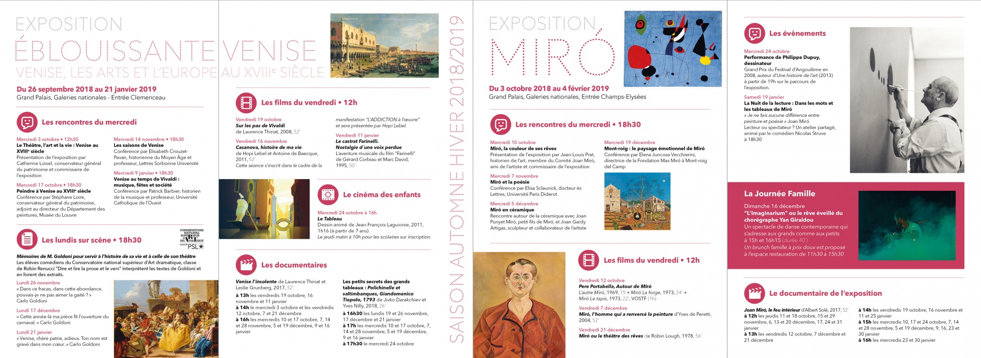 LE PROGRAMME DE L'Auditorium du Grand Palais
