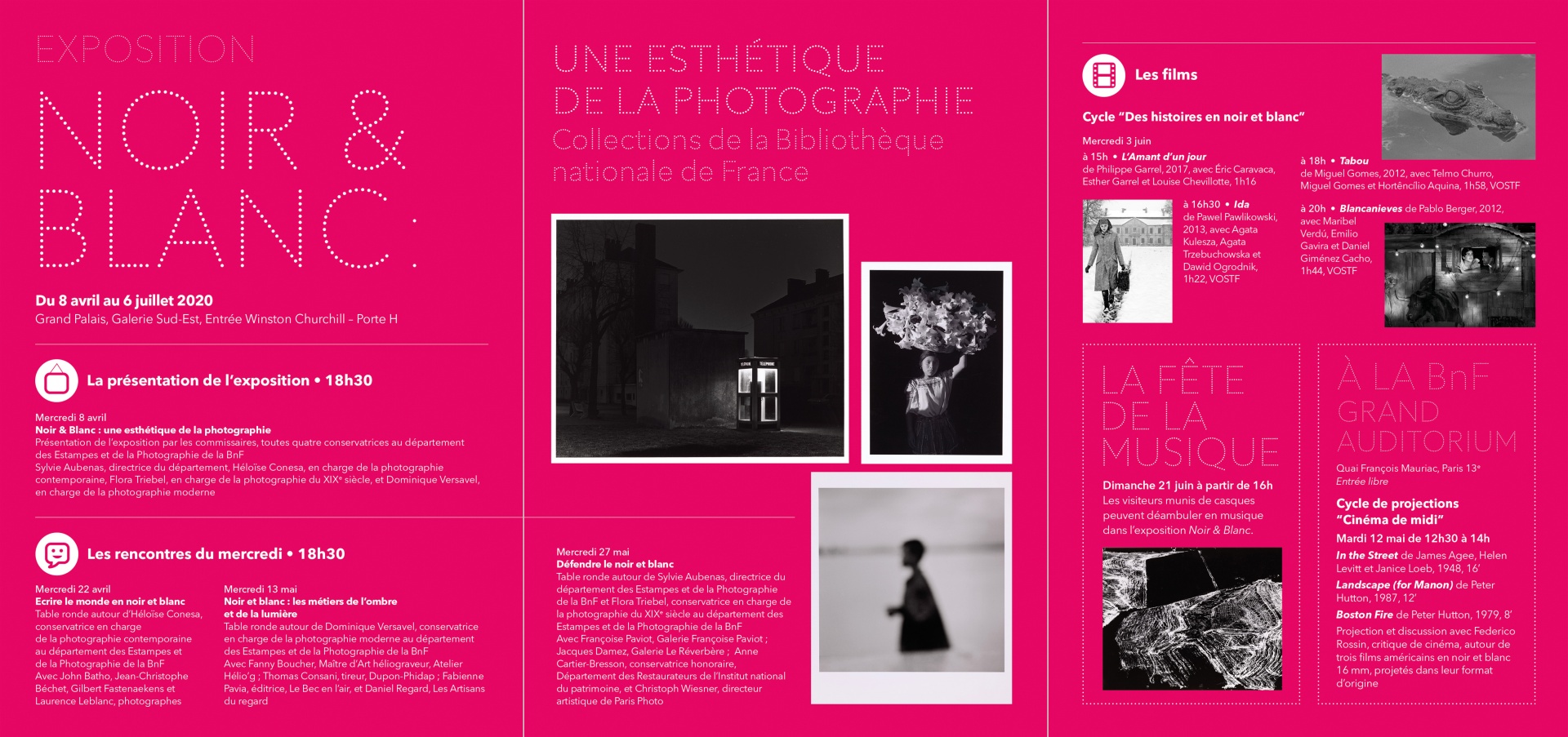 LE PROGRAMME DE L'Auditorium du Grand Palais