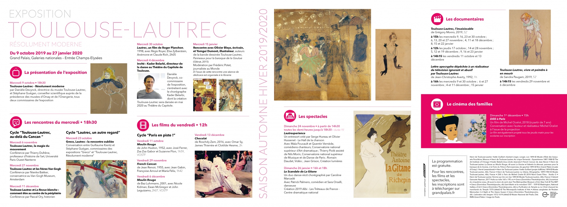 LE PROGRAMME DE L'Auditorium du Grand Palais