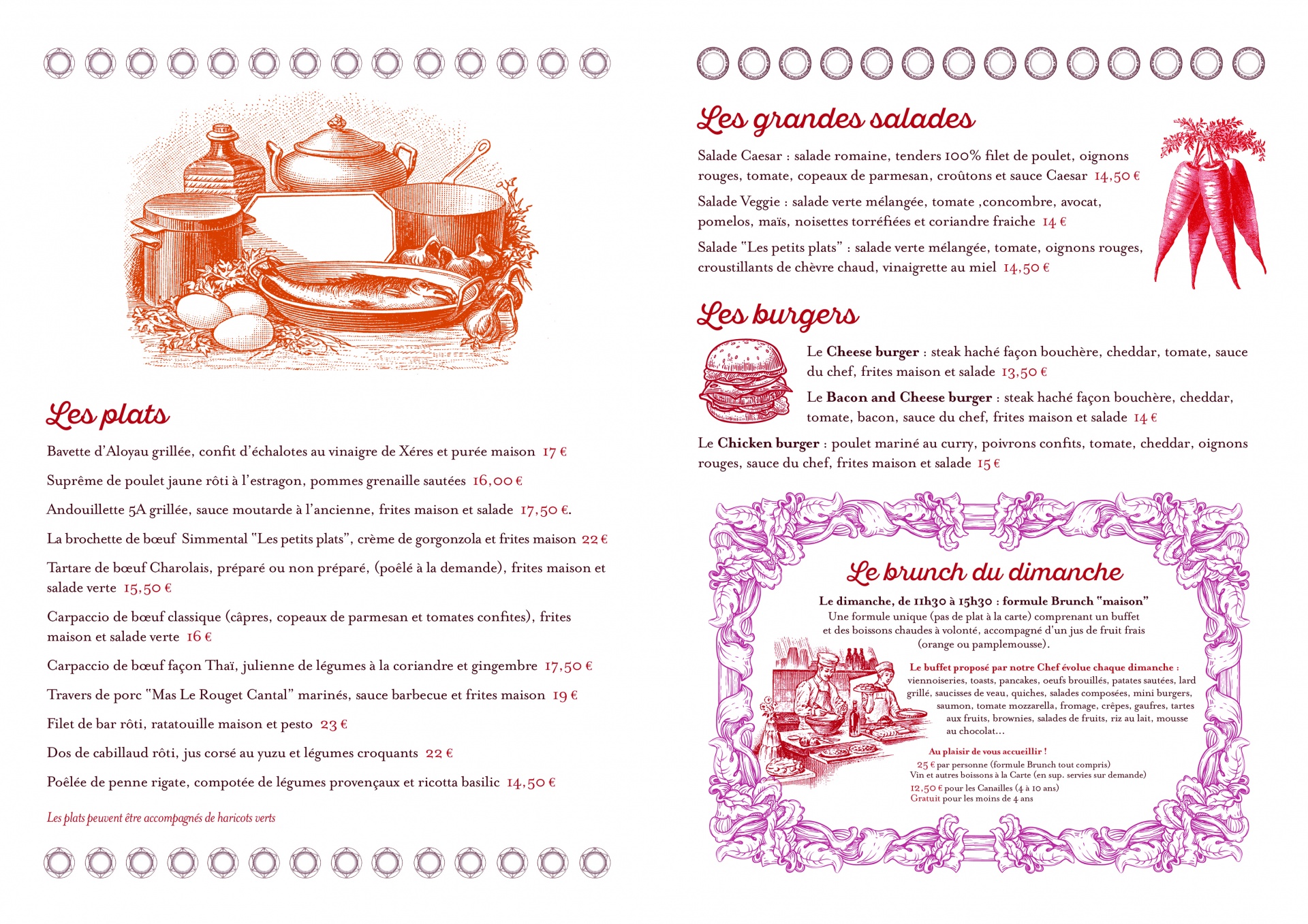 créer toute l'identité du Restaurant Les Petits Plats