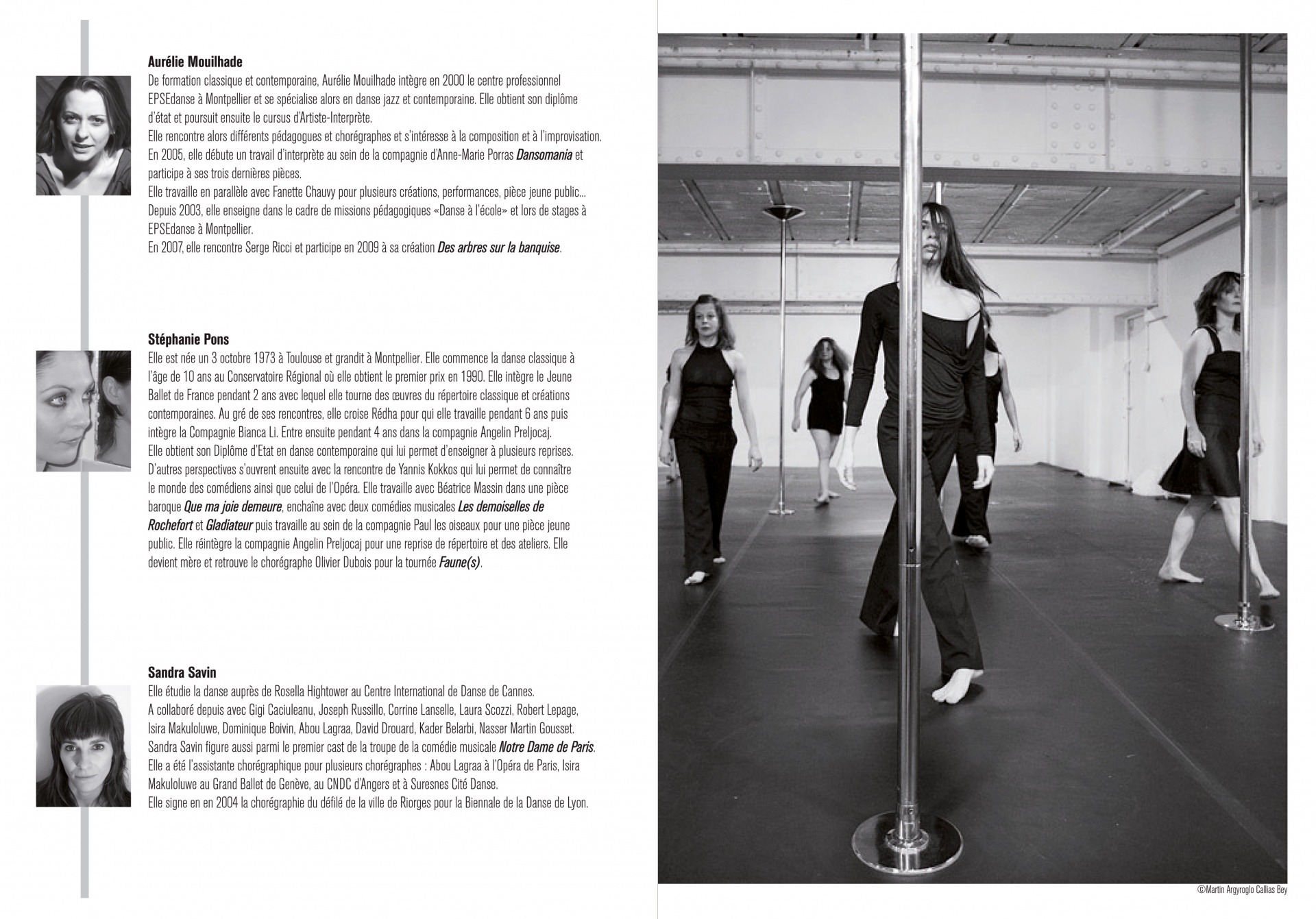 Créer pour la danse